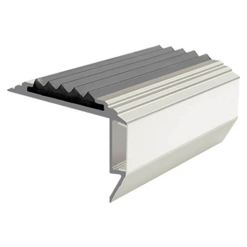 Противоскользящий алюмин.анодирован.угол-порог GlowStep 45х26х6 мм 2 м серый, профиль цветной