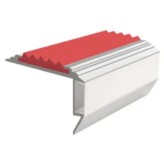 Противоскользящий алюмин.анодирован.угол-порог GlowStep 45х26х6 мм 2 м красный, профиль цветной