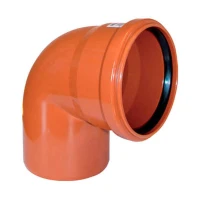 Отвод для трубы наружной канализации 160 мм, 15˚