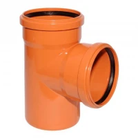 Тройник для трубы наружной канализации 160/160 мм, 87˚