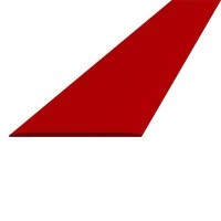 ПВХ лента для разметки 50мм х 25м красная