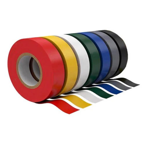 ПВХ лента для разметки 50мм х 25м красная