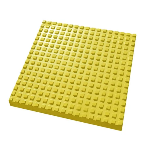 Бетонная тактильная плитка Квадратный риф 300x300x30 мм