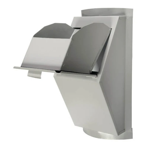 Клапан мусоропровода загрузочный КЗМ-500, h=850 мм, ширина 500 мм, ковш 19л, ТДХ123 или 124