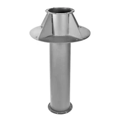 Узел прохода d=350 мм, L=500 мм, для прохода вент.трубы через кровлю