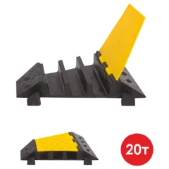 Кабель-канал ККР 3-20У угловой элемент (3 канала 56х62 мм), резина