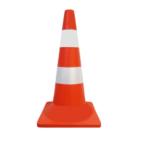 Конус сигнальный 520 КС-2.4 (светоотражающая+белая полоса)