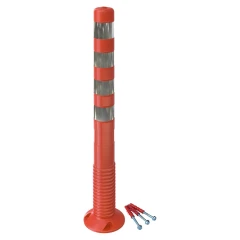 Столбик дорожный гибкий 1000 мм, ТПУ, с комплектом крепления