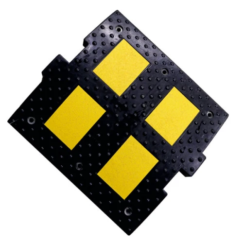 Лежачий полицейский ИДН-500-1 средний элемент (сотовая структура, усиленное крепление) резина