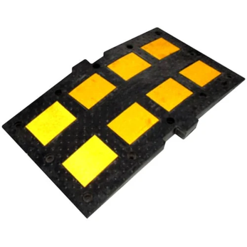 Лежачий полицейский ИДН-900-1 средний элемент (сотовая структура, усиленное крепление) резина