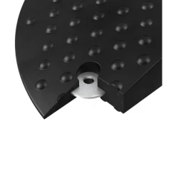 Лежачий полицейский ИДН-500-2 концевой элемент, усиленное крепление, резина