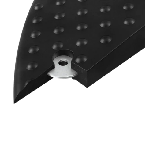 Лежачий полицейский ИДН-900-2 концевой элемент, усиленное крепление, резина