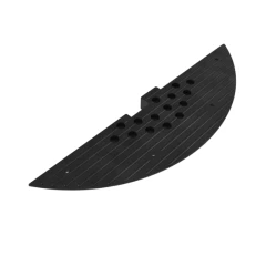 Лежачий полицейский ИДН-900-2 концевой элемент, усиленное крепление, резина