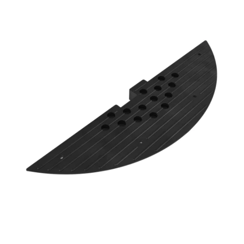 Лежачий полицейский ИДН-900-2 концевой элемент, усиленное крепление, резина