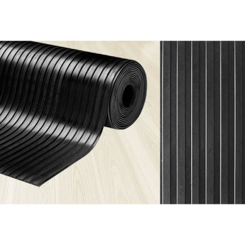 Рулонное резиновое покрытие 3мм, 1.2 м, длина 10 м, рифленка