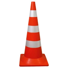 Конус сигнальный 750 КС-3.2 (светоотражающие полосы)