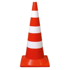 Конус сигнальный 750 КС-3.3 (белые полосы)