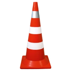 Конус сигнальный 750 КС-3.4 (светоотражающая+белая полоса)