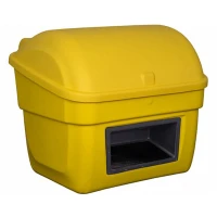 Контейнер для песка 220 л с дозатором, жёлтый