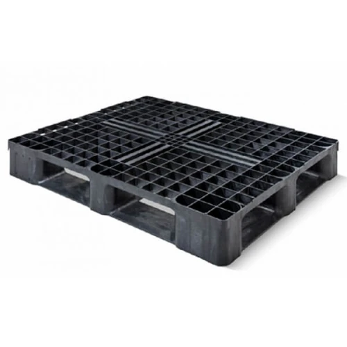 Поддон усиленный перфорированный 1100х1100х150 мм на 6 полозьях