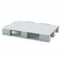 Паллет пластиковый сплошной 1200х800х150 мм без бортика