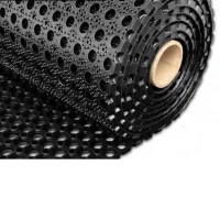 Грязезащитный резиновый коврик Компос 10000x1000х16 мм черный