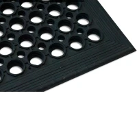 Грязезащитный резиновый мат для гостиниц 1520х910х14 мм черный