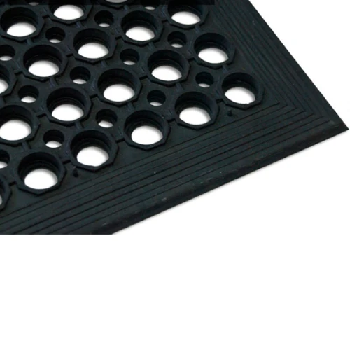 Грязезащитный резиновый мат для гостиниц 1520х910х14 мм черный