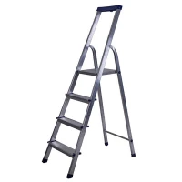 Стремянка алюминиевая с органайзером 4 ступени STAIRS