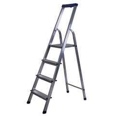 Стремянка алюминиевая с органайзером 4 ступени STAIRS