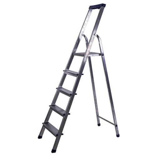 Стремянка алюминиевая с органайзером 5 ступеней STAIRS