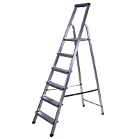Стремянка алюминиевая с органайзером 6 ступеней STAIRS