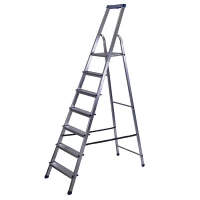 Стремянка алюминиевая с органайзером 7 ступеней STAIRS