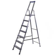 Стремянка алюминиевая с органайзером 7 ступеней STAIRS