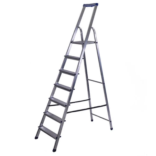 Стремянка алюминиевая с органайзером 7 ступеней STAIRS