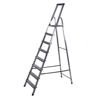 Стремянка алюминиевая с органайзером 8 ступеней STAIRS