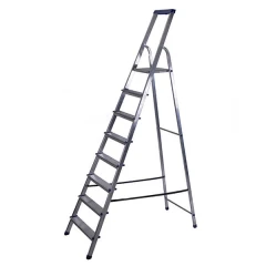 Стремянка алюминиевая с органайзером 8 ступеней STAIRS