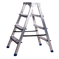 Стремянка алюминиевая двухсторонняя 4 ступени STAIRS
