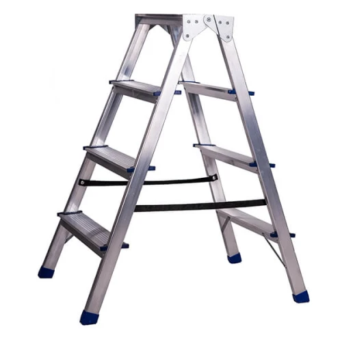 Стремянка алюминиевая двухсторонняя 4 ступени STAIRS