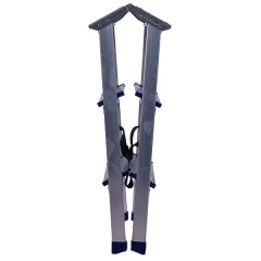 Стремянка алюминиевая двухсторонняя с мини-платформой 3 ступени STAIRS