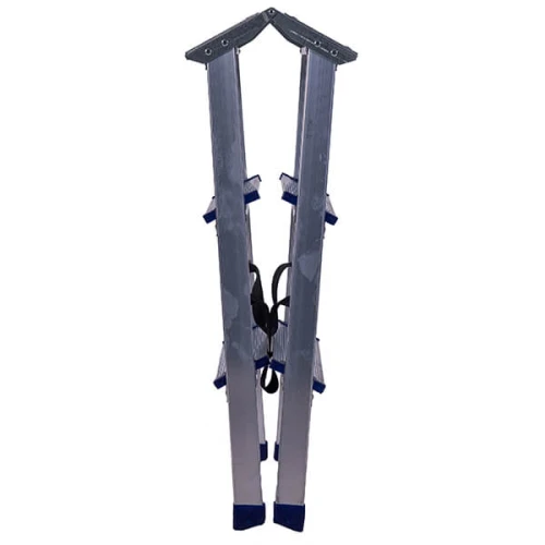 Стремянка алюминиевая двухсторонняя с мини-платформой 3 ступени STAIRS