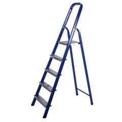 Стремянка стальная с 5 алюминиевыми ступенями STAIRS