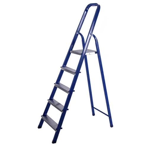 Стремянка стальная с 5 алюминиевыми ступенями STAIRS