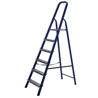 Стремянка стальная с 6 алюминиевыми ступенями STAIRS