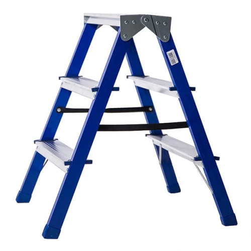 Стремянка стальная двухсторонняя 3 ступени STAIRS