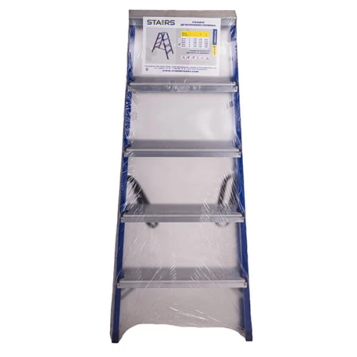 Стремянка стальная двухсторонняя 5 ступеней STAIRS