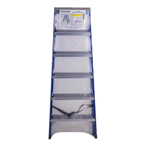 Стремянка стальная двухсторонняя 6 ступеней STAIRS