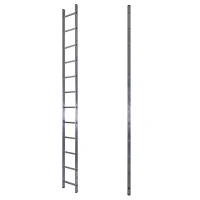 Лестница алюминиевая односекционная приставная 12 ступеней STAIRS