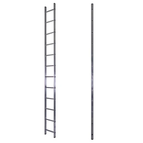 Лестница алюминиевая односекционная приставная 12 ступеней STAIRS