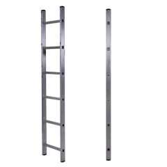 Лестница алюминиевая односекционная приставная 6 ступеней STAIRS